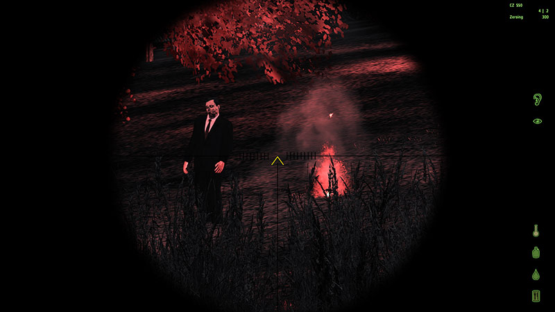 A zombie wearing a suit.