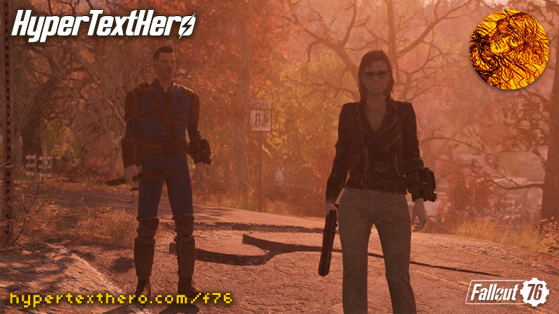 A screenshot of Fallout 76 linked to the HyperTextHero Fallout 76 YouTube playlist.