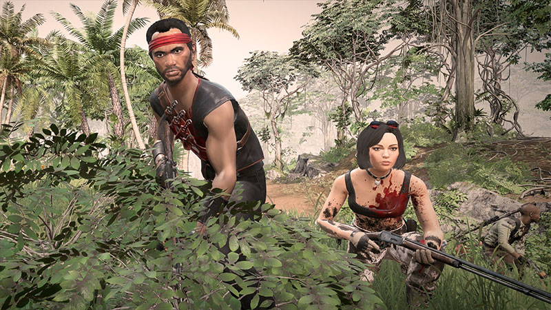 Blood and Fox in Jagged Alliance 3.
