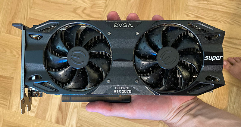 My EVGA GeForce RTX 2070 Super Gaming, 8GB GDDR6.